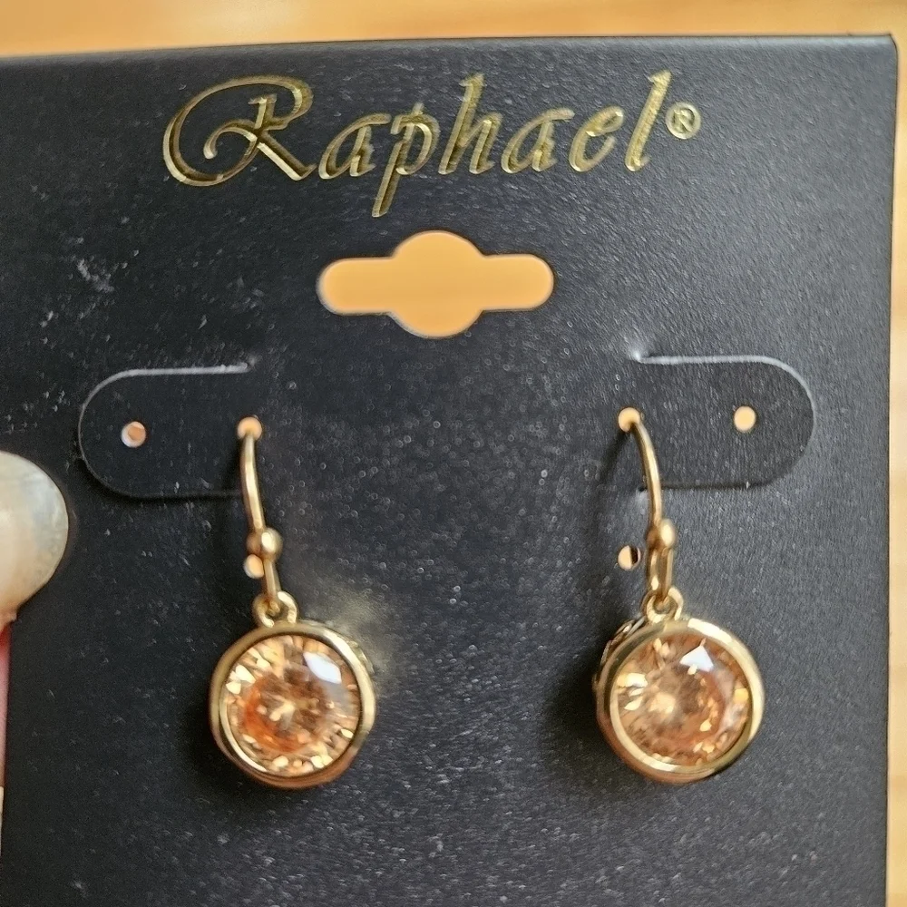Raphael topaz earrings
